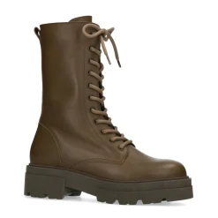Army Leren Veterlaarsjes^Sacha Cheap
