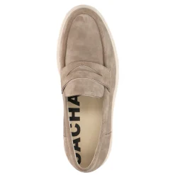 Beige Chunky Suede Loafers^Sacha Cheap