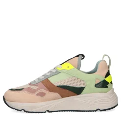 Beige Dad Sneakers Met Multicolor Details^Sacha Clearance