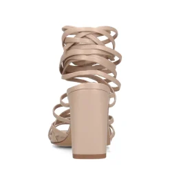 Beige Hak Sandalen Met Strikveters^Sacha Clearance