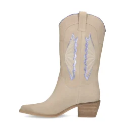 Beige Leren Cowboylaarzen^Sacha Best