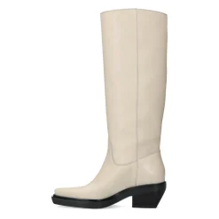 Beige Leren Cowboylaarzen^Sacha Best Sale