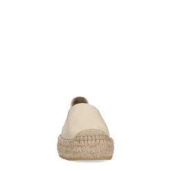Beige Leren Platform Espadrilles^Sacha Sale