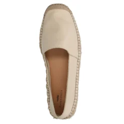 Beige Leren Platform Espadrilles^Sacha Sale