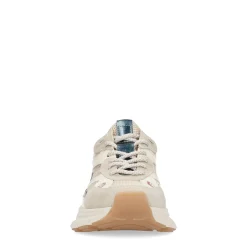 Beige Marathon Sneakers Met Roze Glitter Details^Sacha Best