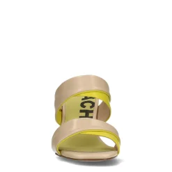 Beige Muiltjes Met Limegroene Details^Sacha Shop