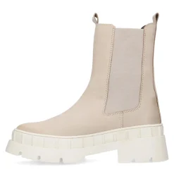 Beige Nubuck Chelsea Boots^Sacha Cheap