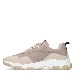 Beige Nubuck Sneakers^Sacha Discount