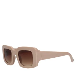 Beige Rechthoekige Zonnebril^Sacha Discount