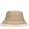 Beige Reversible Bucket Hat Van Imitatiebont^Sacha Best