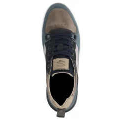 Beige Sneakers Met Blauwe Details^Sacha Online