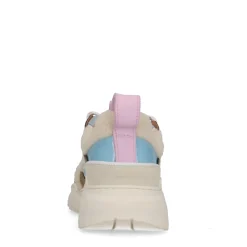 Beige Sneakers Met Gekleurde En Fluffy Details^Sacha Shop