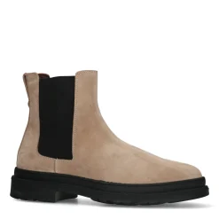 Beige Suede Chelsea Boots^Sacha Outlet
