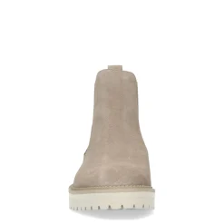 Beige Suede Chelsea Boots^Sacha New