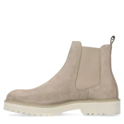Beige Suede Chelsea Boots^Sacha New