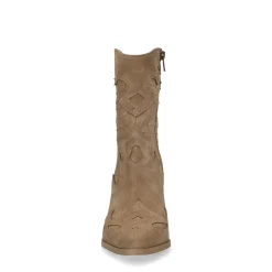 Beige Suede Cowboylaarzen^Sacha Online