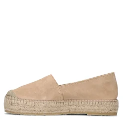 Beige Suede Espadrilles^Sacha Fashion