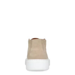 Beige Suede Hoge Loafers^Sacha Best Sale