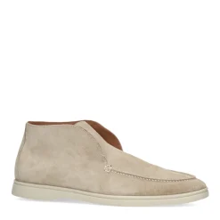 Beige Suede Hoge Loafers^Sacha Outlet