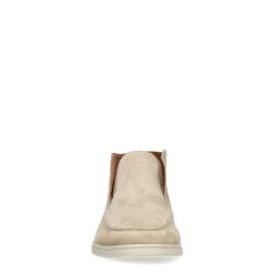 Beige Suede Hoge Loafers^Sacha Outlet