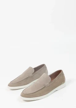 Beige Suede Loafers^Sacha Best Sale