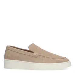 Beige Suede Loafers Met Plateau Zool^Sacha Cheap