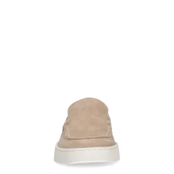 Beige Suede Loafers Met Plateau Zool^Sacha Cheap