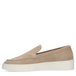 Beige Suede Loafers Met Plateau Zool^Sacha Cheap