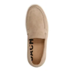 Beige Suede Loafers Met Plateau Zool^Sacha Cheap