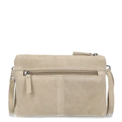 Beige Suede Schoudertas^Sacha Shop