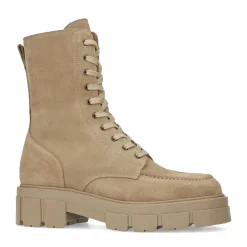Beige Suede Veterlaarsjes^Sacha Cheap