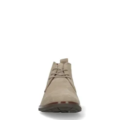 Beige Suede Veterschoenen^Sacha Cheap