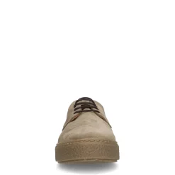 Beige Suede Veterschoenen^Sacha Outlet