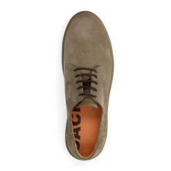 Beige Suede Veterschoenen^Sacha Outlet