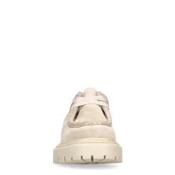 Beige Suede Veterschoenen^Sacha Outlet