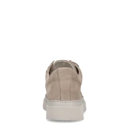 Beige Suede Veterschoenen^Sacha Shop