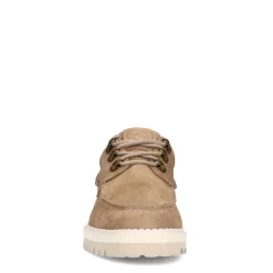 Beige Suede Veterschoenen^Sacha Cheap