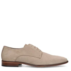 Beige Suede Veterschoenen^Sacha Flash Sale
