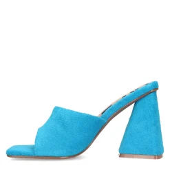 Blauwe Muiltjes Met Hak^Sacha Cheap