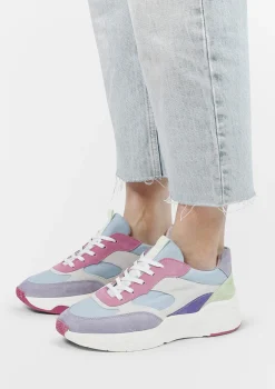 Blauwe Multicolor Suede Sneakers^Sacha Cheap