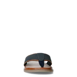 Blauwe Nubuck Slippers^Sacha Cheap