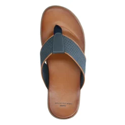 Blauwe Nubuck Slippers^Sacha Cheap