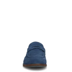 Blauwe Suede Penny Loafers^Sacha Cheap