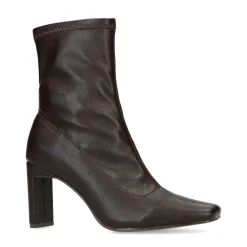 Bruine Enkellaarsjes Met Hak^Sacha Discount
