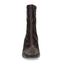 Bruine Enkellaarsjes Met Hak^Sacha Discount