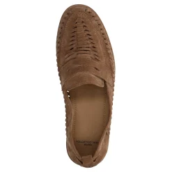 Bruine Gevlochten Suede Loafers^Sacha Best Sale