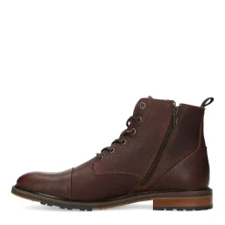 Bruine Leren Veterboots^Sacha Cheap