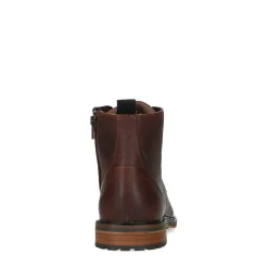 Bruine Leren Veterboots^Sacha Cheap