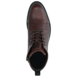 Bruine Leren Veterboots^Sacha Cheap