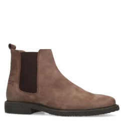 Bruine Nubuck Chelsea Boots^Sacha Sale